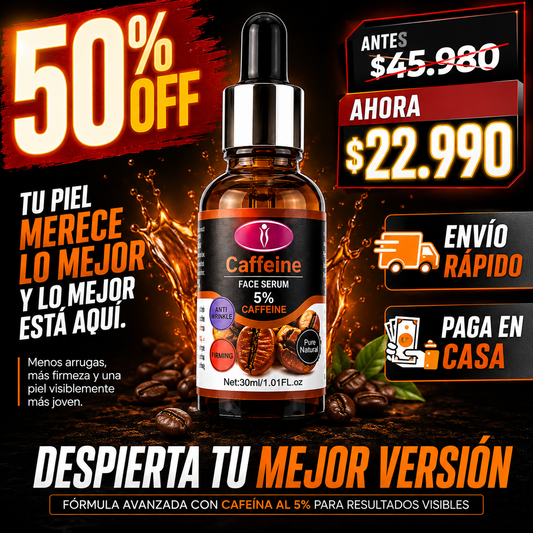 CafféGlow™ – Hidratación Profunda y Luminosidad Instantánea