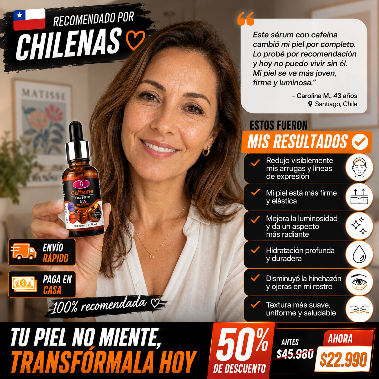 CafféGlow™ – Hidratación Profunda y Luminosidad Instantánea