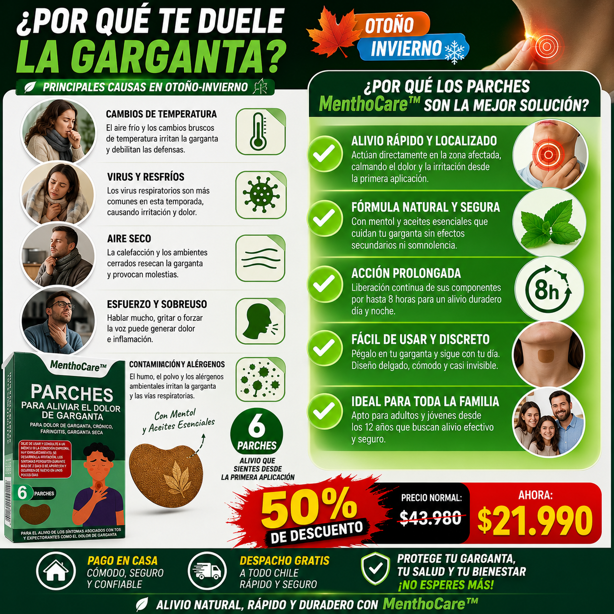 MenthoCare™ – Sensación Refrescante y Alivio Profundo