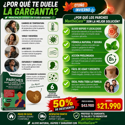 MenthoCare™ – Sensación Refrescante y Alivio Profundo