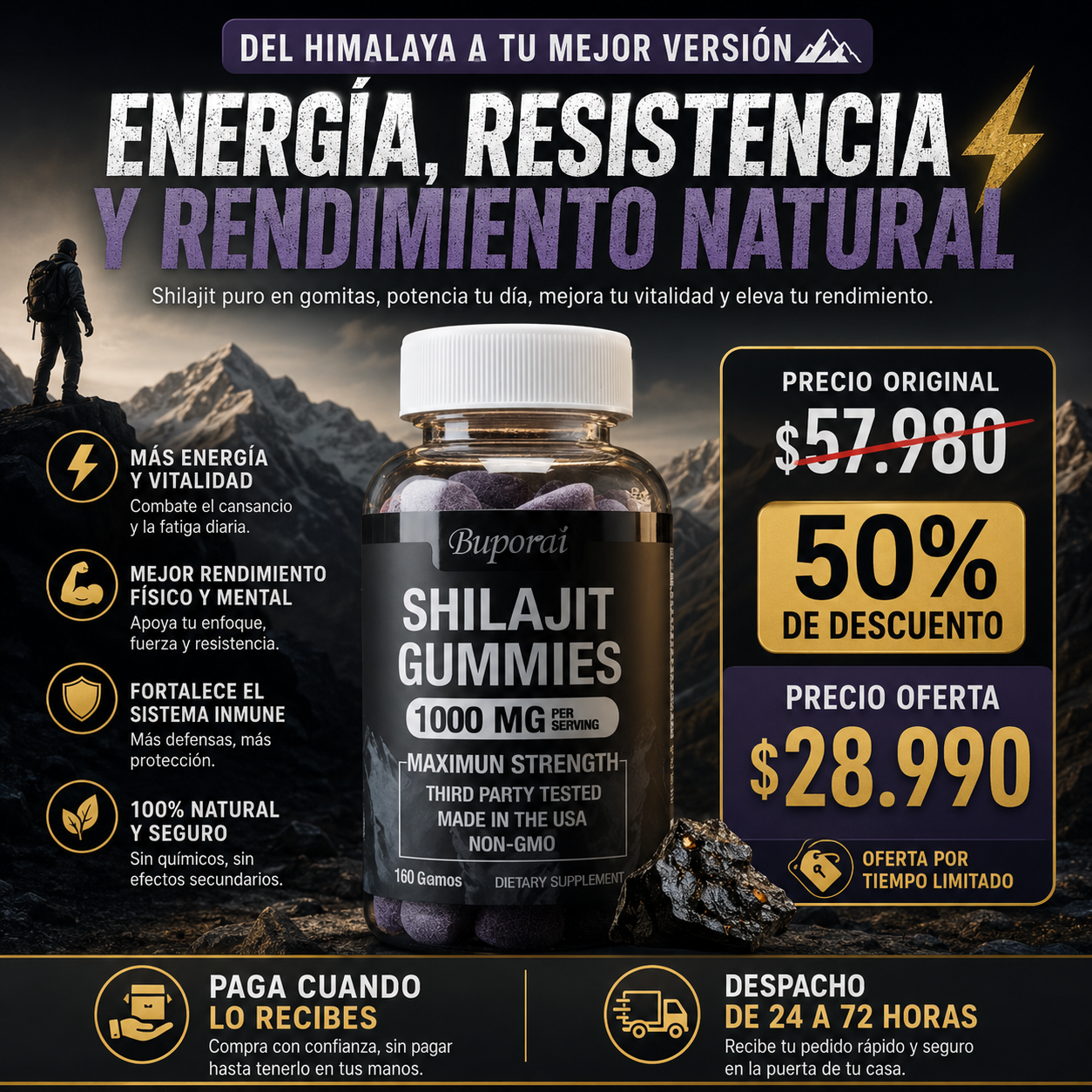 Himalaya Fuel™ - Fuerza, energía y bienestar diario.😎🤙