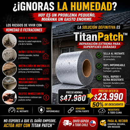 TitanPatch™ - Reparación extrema para superficies dañadas