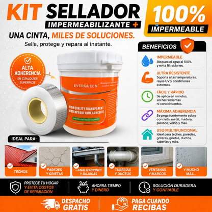 SellaMax™ - Impermeabiliza y protege al instante cualquier superficie