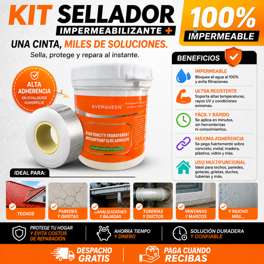SellaMax™ - Impermeabiliza y protege al instante cualquier superficie